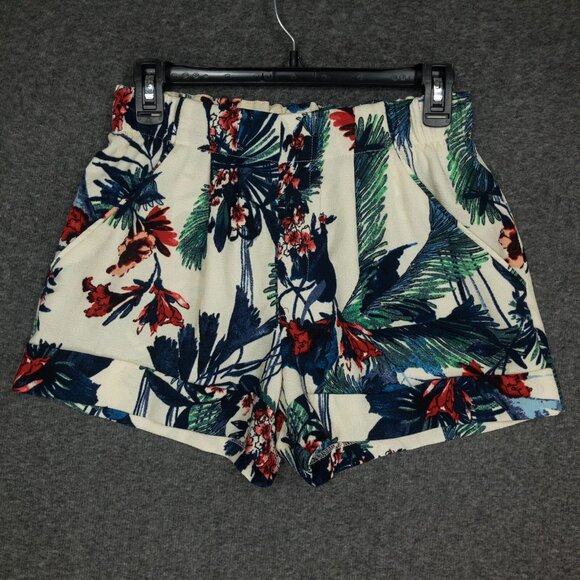 PHILOSOPHY PLEATED SHORTS WITH 4 POCKETS & ELASTIC WAIST S NWT - Picture 2 of 8